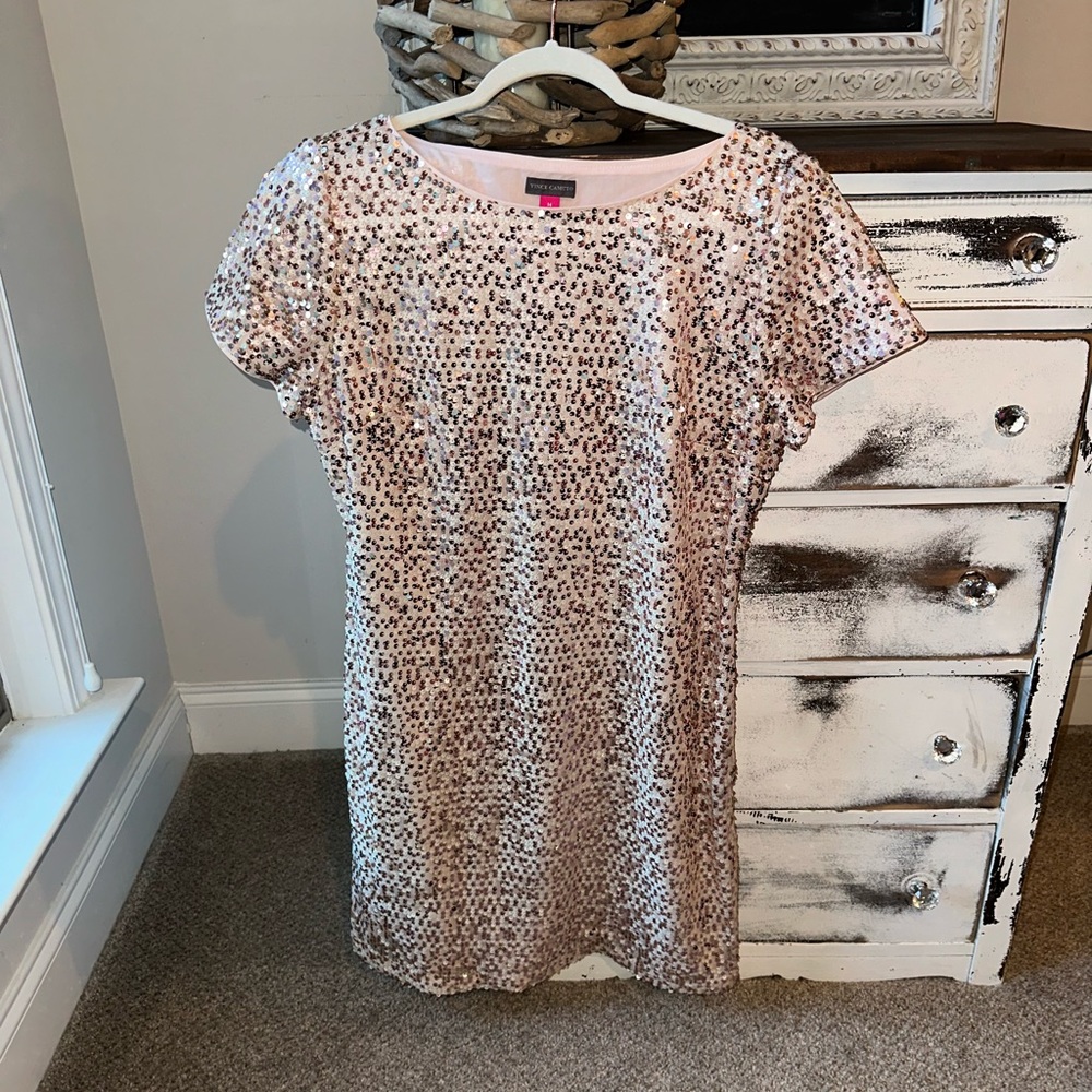 Pink Sequin Dress